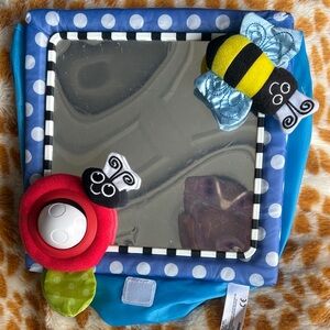 Vibrant Baby Activity Mirror with Bee and Ladybug